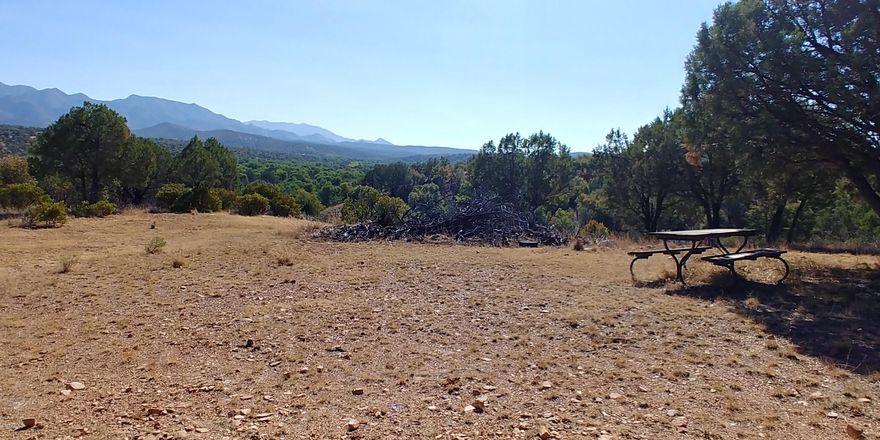 This amazing property has National Forest on 3 sides. The property includes the large wash and there is a private well on the property. This would be an amazing place to build your new home. The views are amazing.