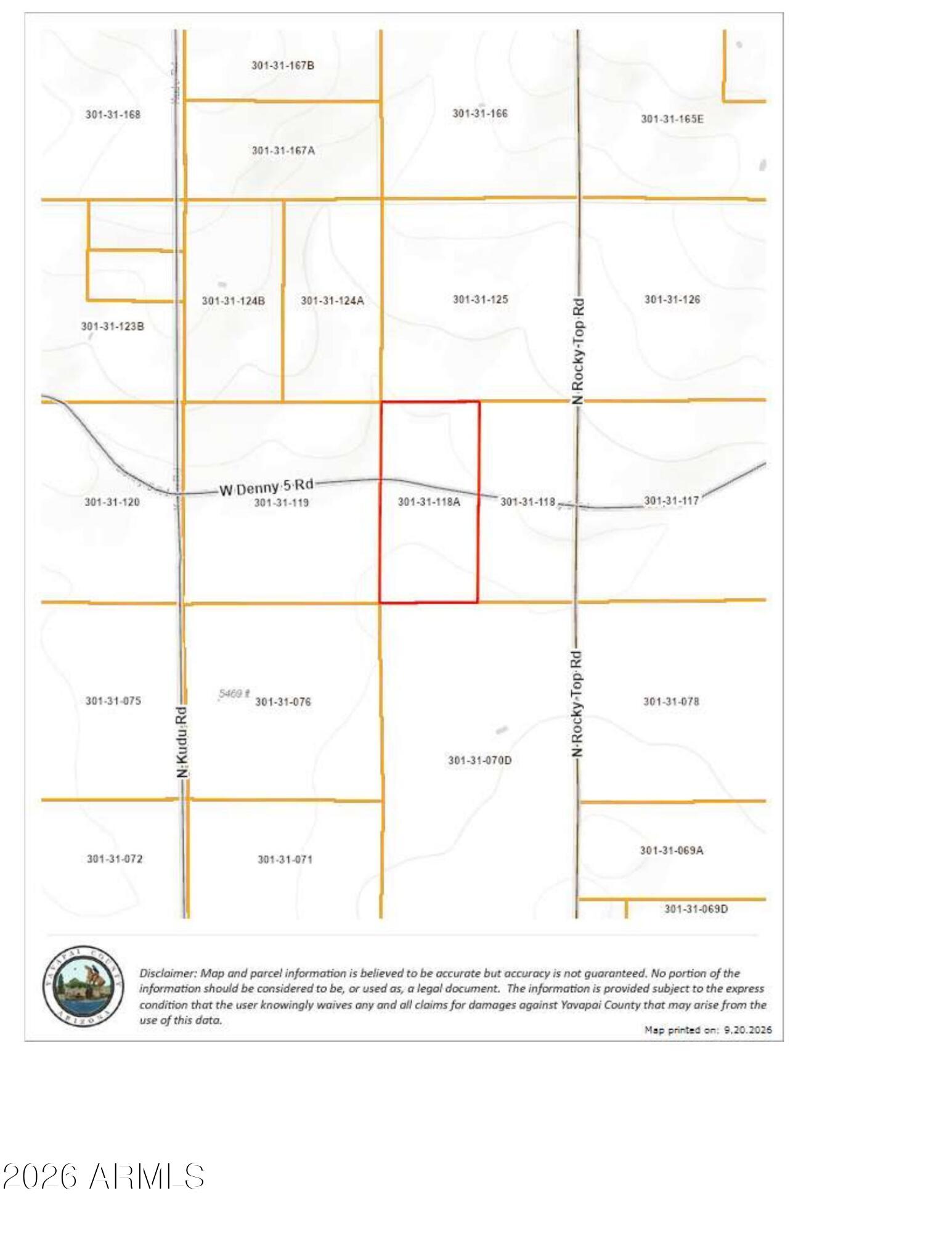 Lot 117 ANTELOPE VALLEY RANCHES -- 117