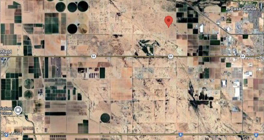 Beautiful Mountain Views in Casa Grande. Located within minutes to Francisco Grande Resort, 25 minutes from Coolidge, 30 minutes from Florence, and roughly 45 minutes south of Phoenix. Buyer to verify all facts deemed important including utilities.