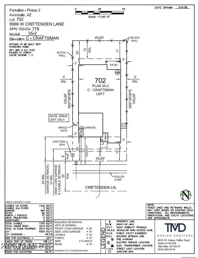 9966 W CRITTENDEN Lane