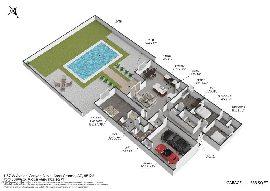 Photo of 1167 W Avalon Canyon Drive, Casa Grande, AZ 85122 (MLS # 6920906)