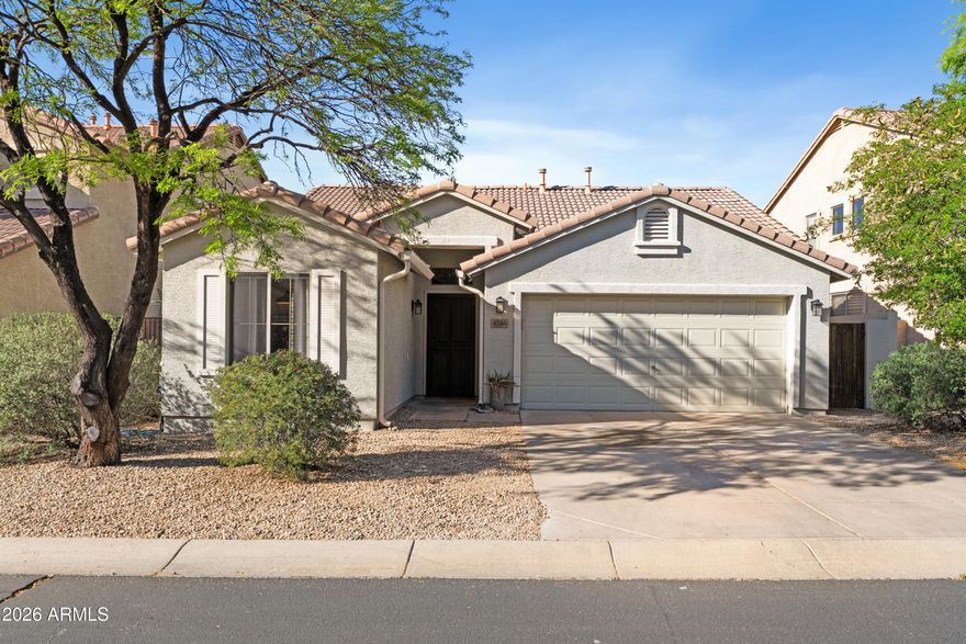 Freshly improved and move-in ready in gated Dove Valley Ranch, this single-level 3 bedroom, 2 bath home offers the kind of easy Arizona living buyers are searching for right now. Surrounded by nearby desert mountain scenery, scenic walking trails, and a public golf course community, the setting blends natural beauty with everyday convenience near Cave Creek, Carefree, and nearby Desert Ridge. Inside, high ceilings and light-filled living spaces create an inviting feel, while recent improvements bring a fresh new energy throughout. The refreshed kitchen features updated appliances, resurfaced counters and backsplash, and painted cabinetry with new hardware. Additional upgrades include water heater, lighting, fixtures, plumbing components, and interior and exterior paint. Complete with a... ... a quiet private backyard and low-maintenance lock-and-leave appeal, this home is designed for comfortable everyday living without the extra upkeep.