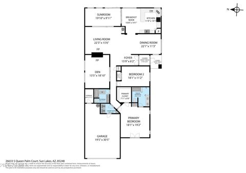 26633 S QUEEN PALM Court Sun Lakes AZ 85248