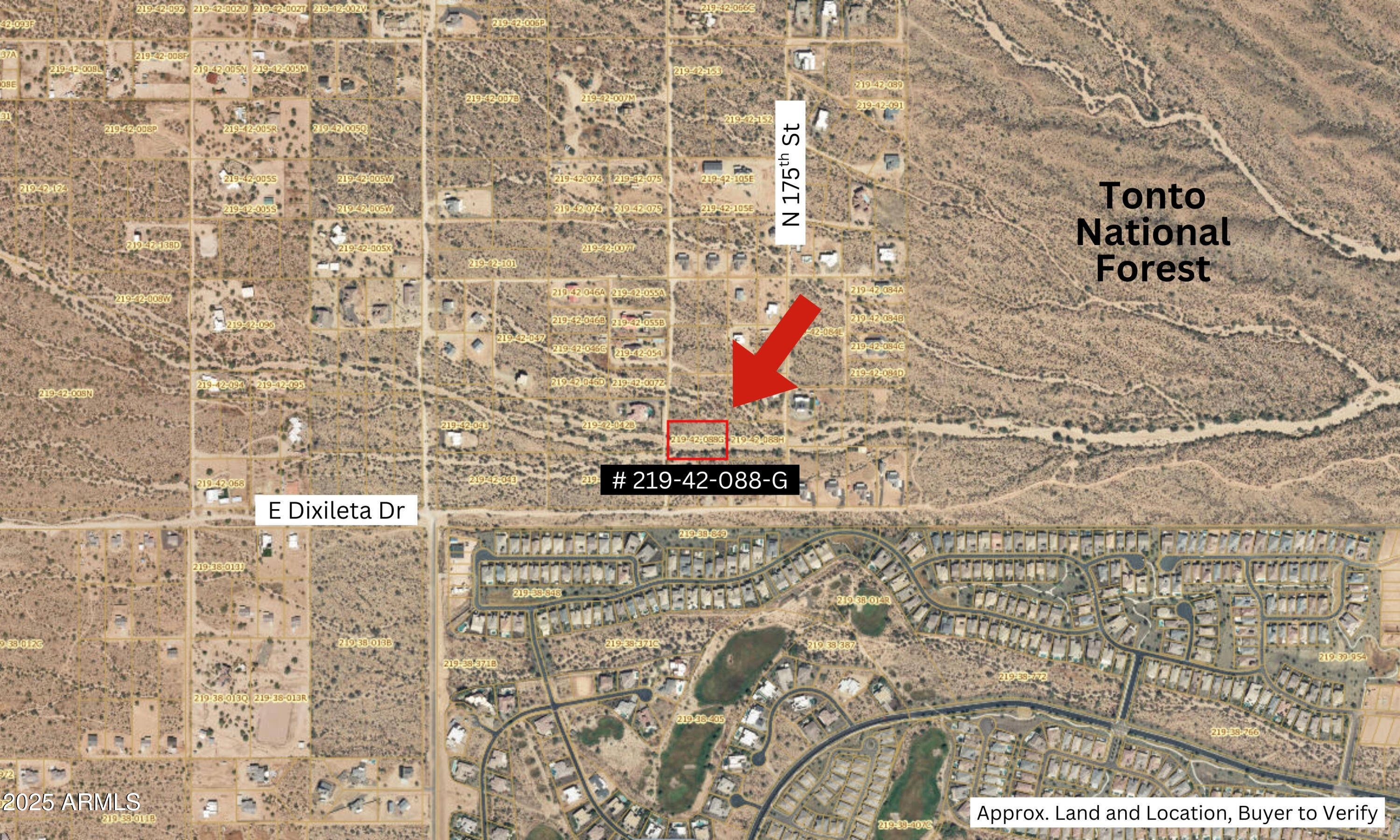 174th N of Dixileta Street -