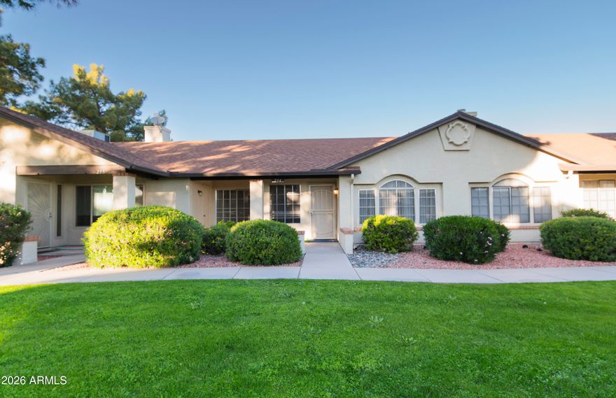 : Located in the desirable Peoria Pines Golf Course community, this well-maintained home offers numerous recent updates. The property features a 2024 A/C unit with a transferable warranty, 2023 water heater, and a fully updated electrical panel with new breakers and components completed in summer 2025. A Reverse Osmosis system was added in 2024 for enhanced water quality. Additional highlights include covered carport. HOA services that include water, trash, landscaping, and pest control. Excellent location within a golf course community close to shopping, dining, and freeway access.