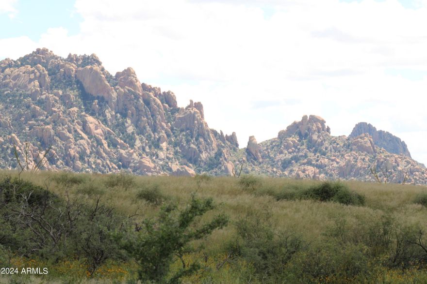 Spectacular property with panoramic mountain view. This property borders Stronghold Canyon Reserve with electric, phone and fiber optics at lot line.  The Dragoon Mountain Ranch subdivision is in St David AZ. The ranch consists of approx 14,000 acres and adjoins 52,000 acres of the Coronado National Forest wilderness area. The ranch is also adjacent to thousands of acres of State Trust lands. Both the National Forest and State Trust lands provide a wildlife sanctuary. The adjacent Dragoons as well as the Rincons range to an elevation of over 7000 feet. Nearby towns and cities are Benson, Bisbee, Tombstone, Willcox and Sierra Vista all in Cochise County. Tucson is about an hour drive from the ranch and has a population of over a ½ million