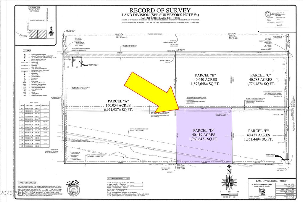 Photo of 0000 W Curtis - Parcel ''D'' Road #-, Eloy, AZ 85131 (MLS # 7012617)