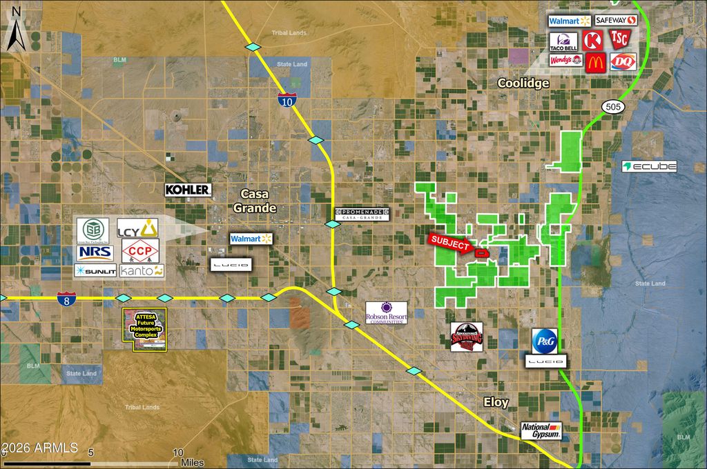 Photo of 0 S 11 Mile Corner Road #-, Coolidge, AZ 85128 (MLS # 6992457)