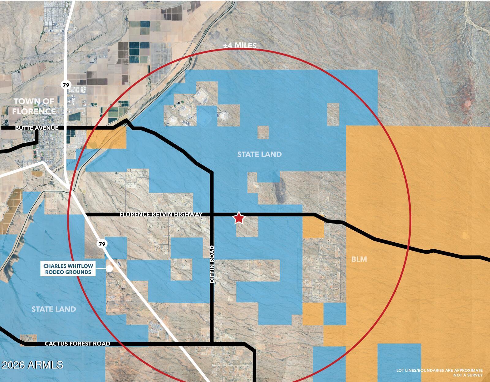 +/-60acres E Florence-Kelvin Highway -