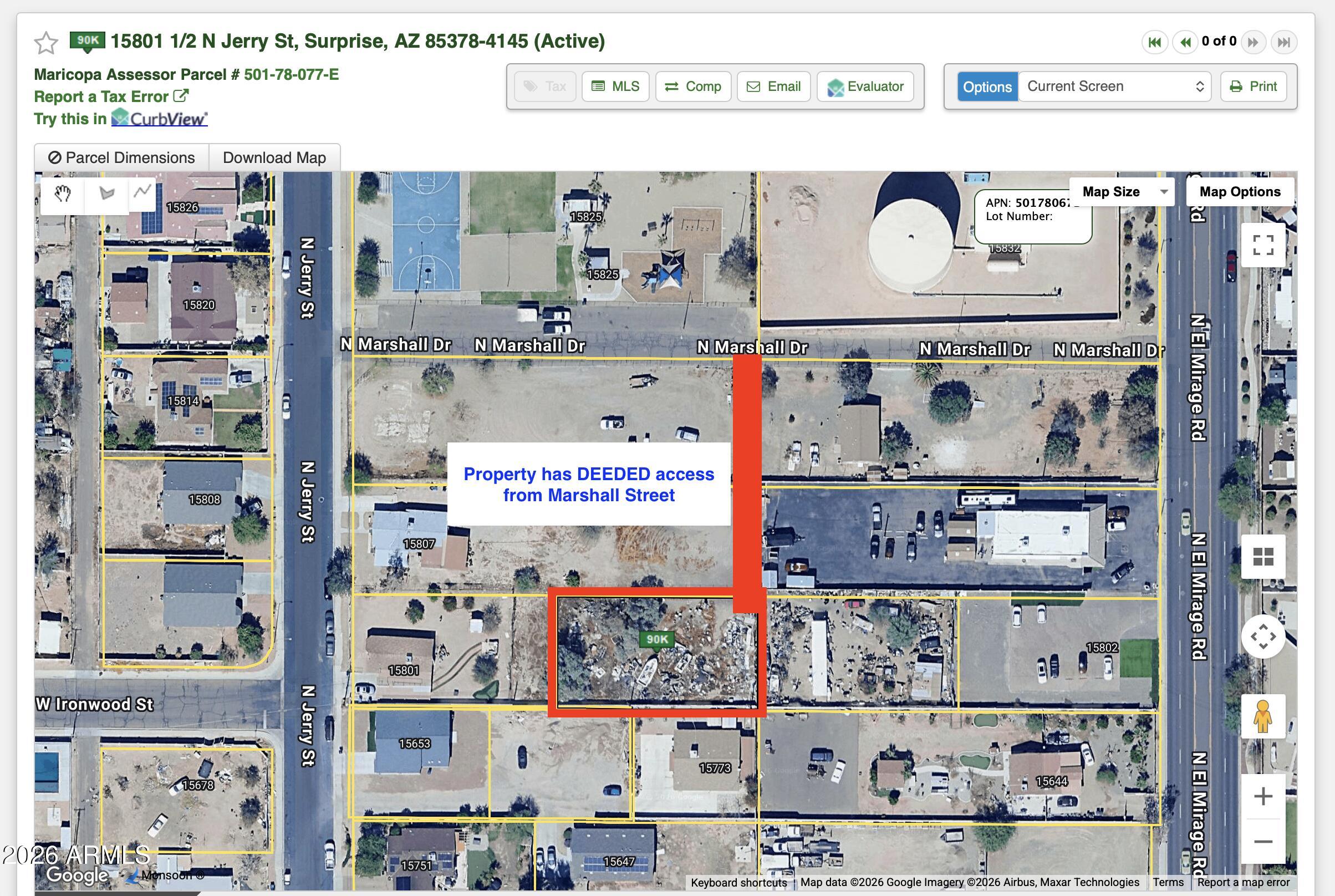 15801 1/2 N JERRY Street -