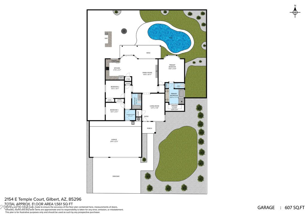 Photo of 2154 E Temple Court, Gilbert, AZ 85296 (MLS # 6935294)