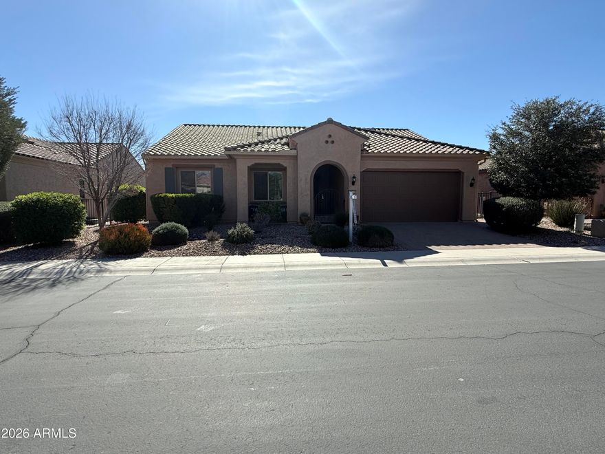 Huge Price Reduction! Seller is offering $5000 towards closing cost! Well-maintained 3-bedroom, 2-bath home with 2,145 sq ft in a quiet Florence community. Open-concept floor plan featuring upgraded kitchen cabinetry and seamless flow into dining and living areas. The third bedroom offers a flexible layout with the closet located just outside the room, ideal for a home office or guest space. Extended laundry room provides added space perfect for sewing, crafting, or hobbies. Enjoy outdoor living with an extended patio and pergola, ideal for relaxing or entertaining. Solar helps reduce energy costs. Move-in ready with thoughtful upgrades throughout—don't miss this opportunity!
