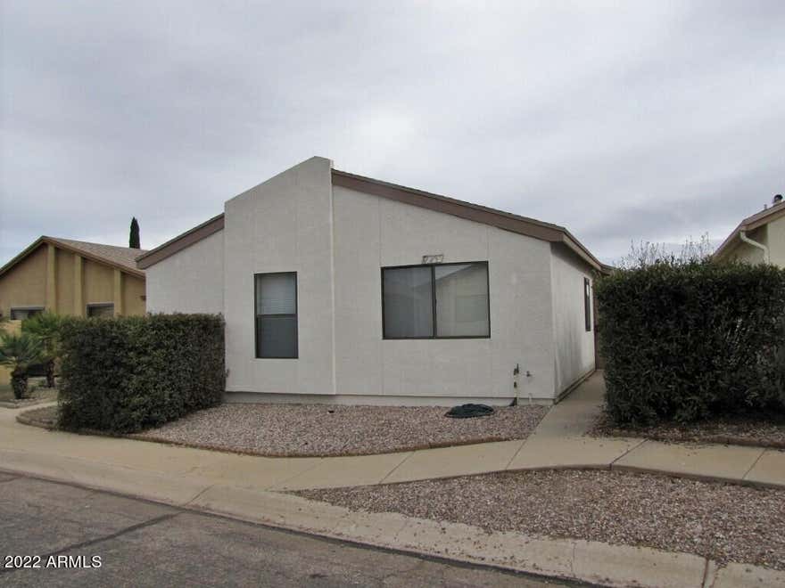 This 4BR/2BA/2CG home in Desert Shadows is centrally located in Sierra Vista, AZ minutes from Ft. Huachuca, shopping and schools. The home has an open floor plan and a community pool & spa. Call today
