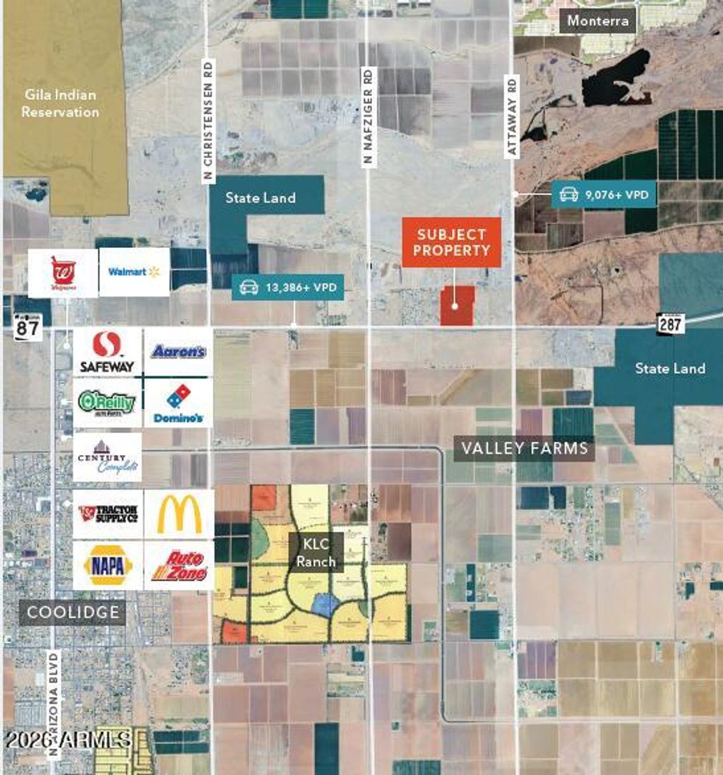 Photo of 00000000 E Highway 287 #-, Coolidge, AZ 85128 (MLS # 6979899)