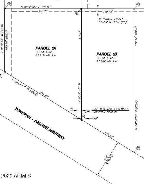 335XX W Tonopah-Salome Hwy -- Parcel 1A