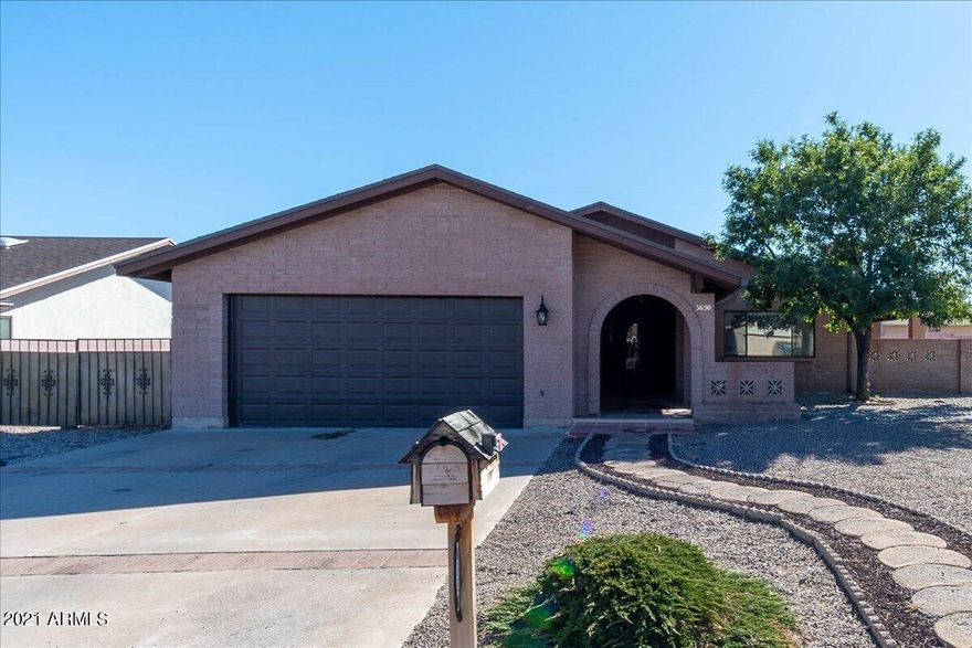 SHOW STOPPER property from the functioning floorplan, open design, extra large sized lot and so much more. 3 bedrooms and 2.5 bathrooms. Outside the primary bedroom is a bonus room to be used as needed - office, den, library, TV room or so much more. Split floor plan is ideal for most buyers. Living room has beautiful brick fireplace, dining room to kitchen allows for ultimate entertaining or family gatherings. Outside you have a patio that covers over HALF the home. You will want to see this house and snag it before it is gone.