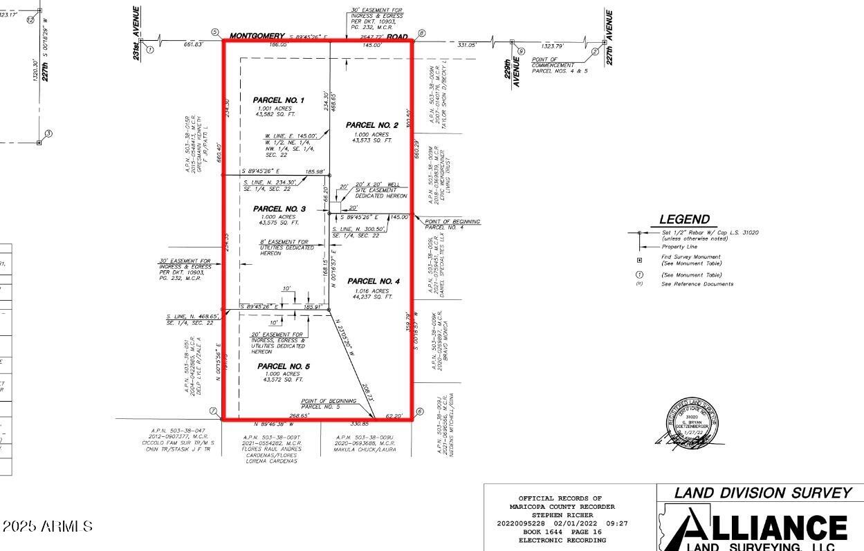 230XX W Montgomery Road parcel 1-5