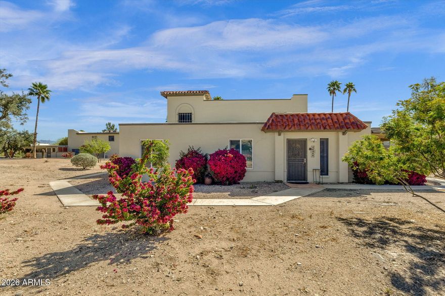 Southwest Charm with Extensive Upgrades in Fontana
This 3-bedroom, 2-bath home offers 1,066 square feet of thoughtfully updated living space in the desirable Fontana community. Combining classic Southwestern charm with extensive recent updates, this home delivers both style and confidence in its quality.
The interior has been refreshed with new paint throughout, complemented by professionally applied grass cloth accent walls that add warmth and texture. The open living and dining areas feature tile flooring, abundant natural light, and a seamless flow into the kitchen, equipped with a new refrigerator and dishwasher. Both bathrooms have been fully remodeled with new tile tub and shower surrounds, updated vanities, new toilets, modern lighting, new mirrors, and all-new plumbing fixtures, creating a clean, updated feel.
Additional improvements extend throughout the home, with all new doors and hardware, a new sliding patio door, new closet doors in two bedrooms, and mirrored closet doors in the primary suite. All bedrooms feature new windows, along with new window blinds and updated blinds on the patio door. Furnishings include two new beds with frames, headboards, and mattresses, along with matching nightstands in both the primary and guest bedrooms.
Outdoor living is equally appealing, with a private patio ideal for enjoying Arizona's weather, low-maintenance desert landscaping, and a covered 1-car carport. A Ring doorbell system and exterior motion lighting add an extra layer of convenience and security.
Located within the Fontana community, residents enjoy access to a community pool and on-site laundry facilities, all just minutes from restaurants, shopping, schools, parks, and the iconic Fountain Hills fountain.
It's a move-in ready opportunity with meaningful upgrades already completed, offering style, functionality, and value in a prime location.