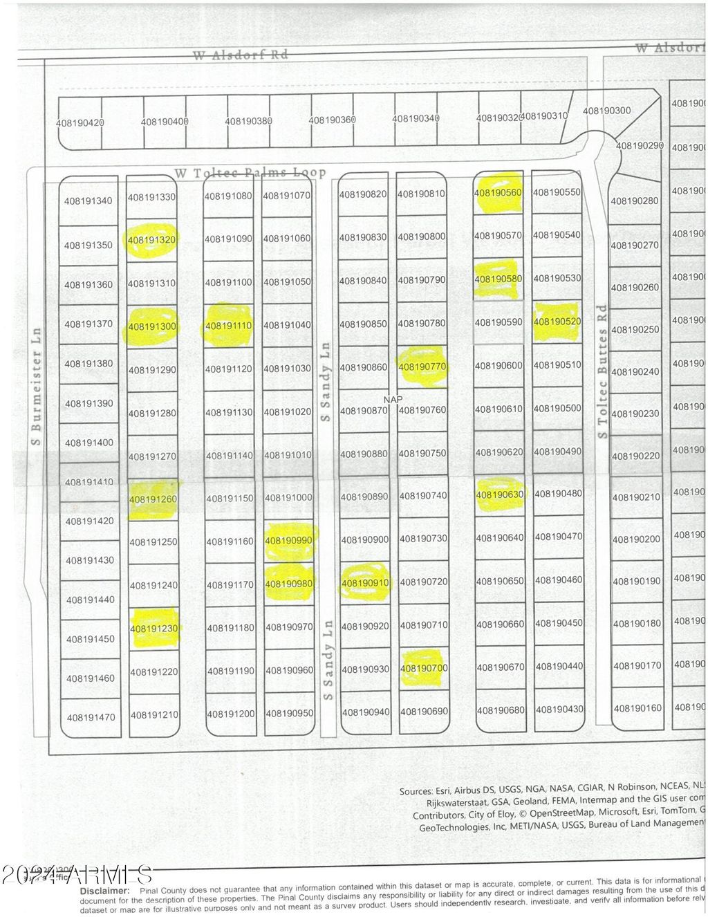 Photo of 000 S 7 Lots Off Sandy Lane #132, Eloy, AZ 85131 (MLS # 6782933)