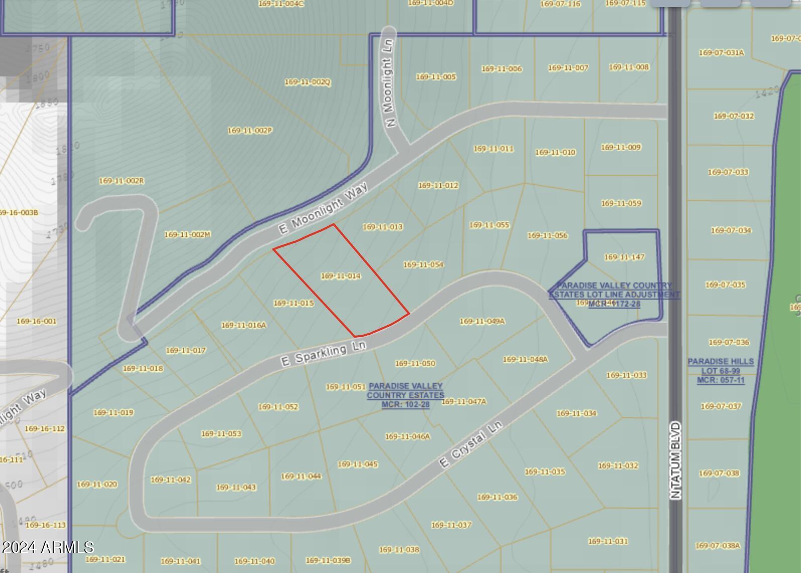 PARADISE VALLEY COUNTRY ESTATES - Land