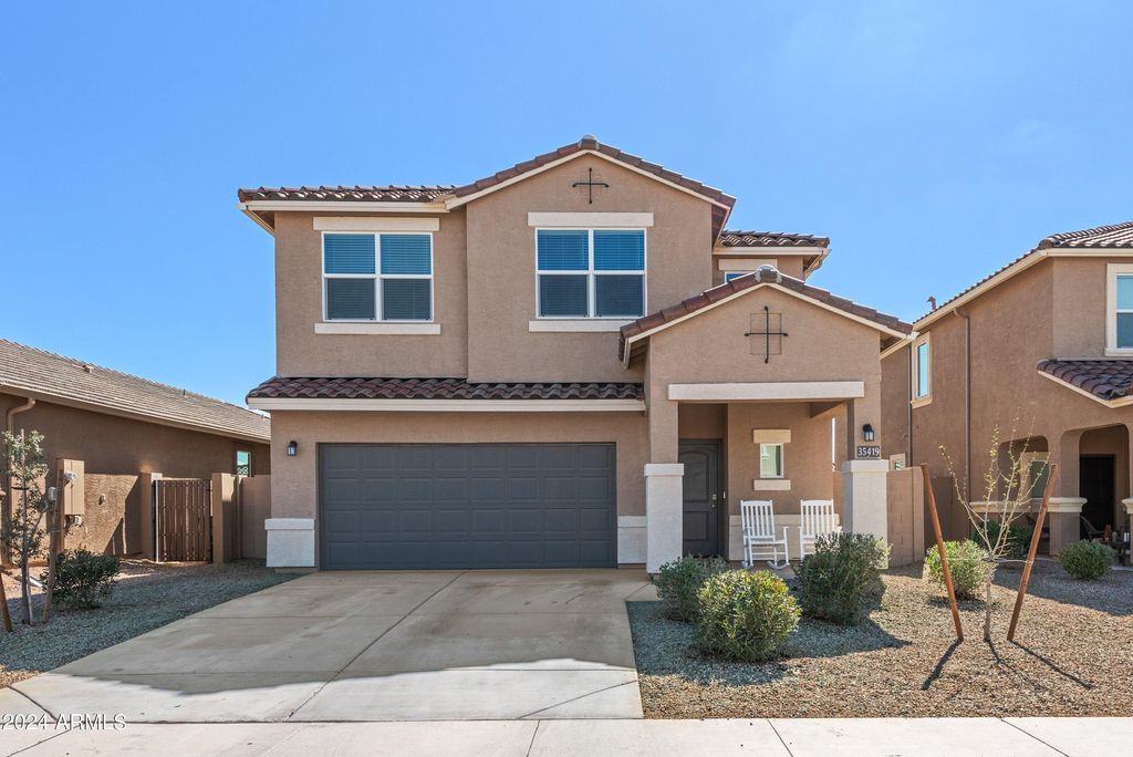 Photo of 35419 W San Ildefanso Avenue, Maricopa, AZ 85138 (MLS # 7005477)