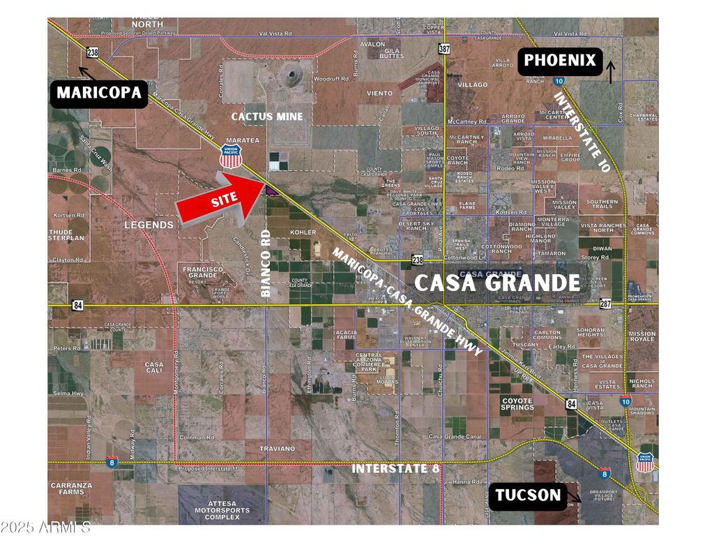 Photo of 0 N Bianco Road #-, Casa Grande, AZ 85194 (MLS # 6876448)