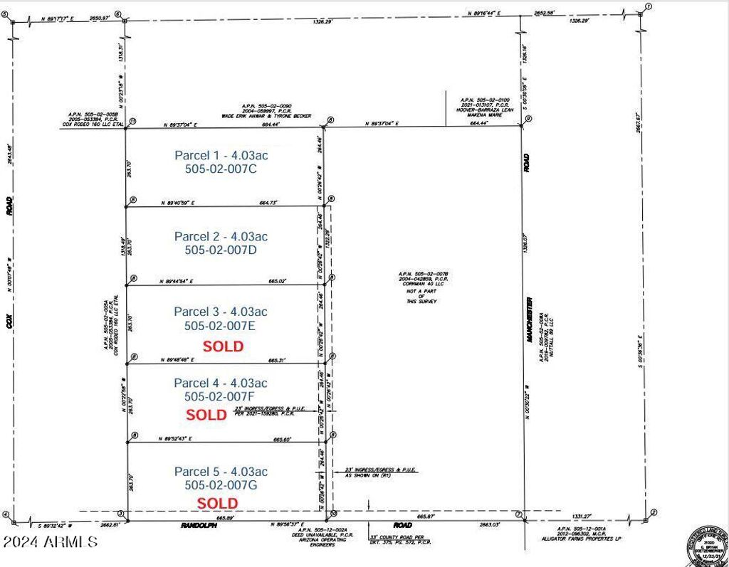 Photo of 10538 W Randolph Road #Parcel 1, Casa Grande, AZ 85194 (MLS # 6608095)