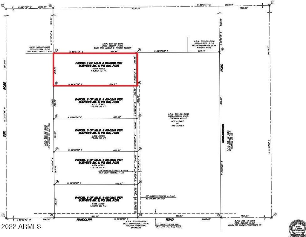Photo of 10538 W Randolph Road #Parcel 1, Casa Grande, AZ 85194 (MLS # 6608095)