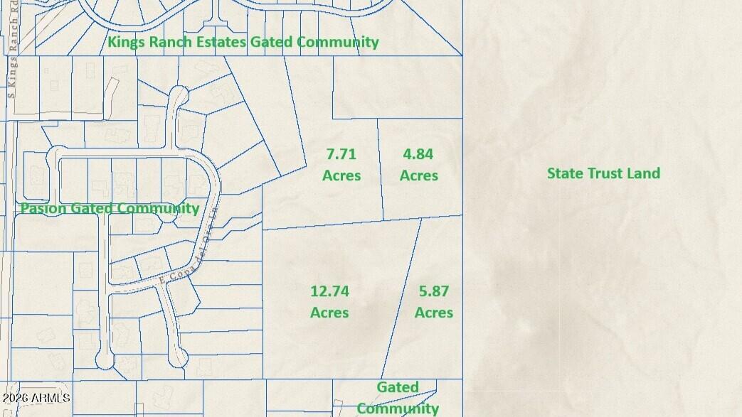 10879 E COPA DEL ORO Lane 4 LOTS