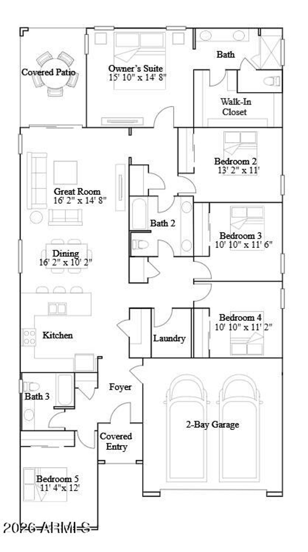 Photo of 23150 E Saddle Way, Queen Creek, AZ 85142 (MLS # 6976462)