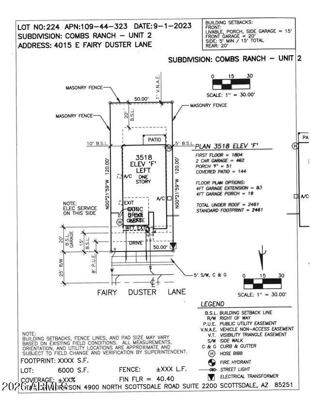 4015 E FAIRY DUSTER Lane