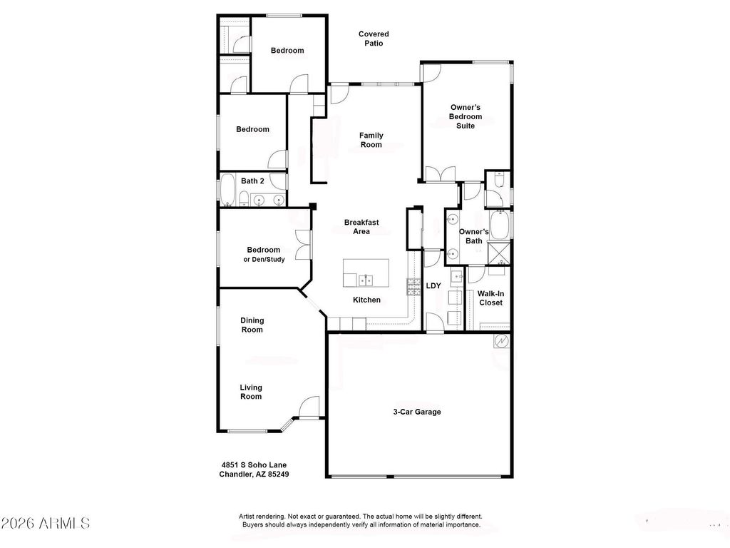 Photo of 4851 S Soho Lane, Chandler, AZ 85249 (MLS # 6981691)