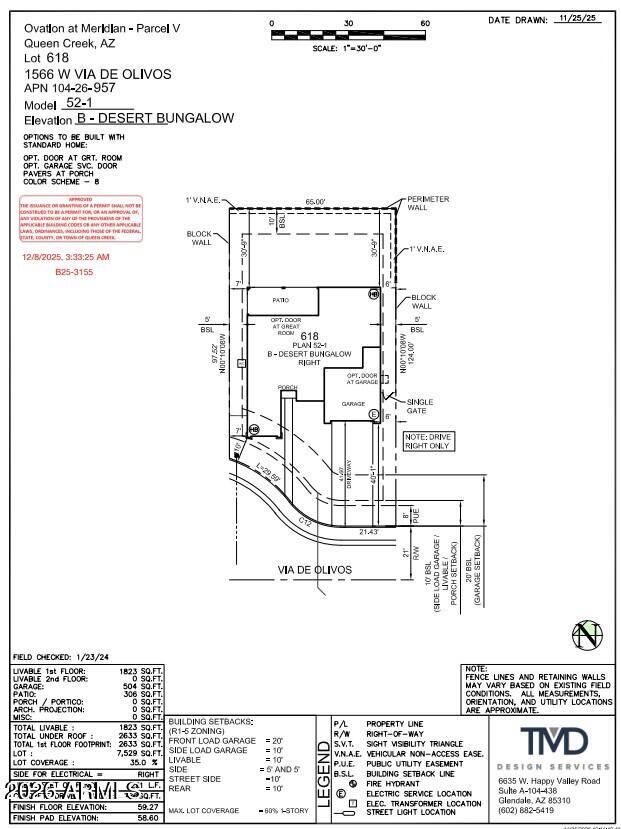 1566 W VIA DE OLIVOS --