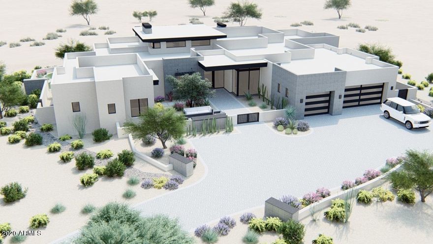 New construction with a beautiful contemporary southwest style, utilizing natural materials throughout the property.  Home is 4,850 livable square feet with 8,500 square feet under roof.  Enter the house through a spectacular glass door into the main living area that has fantastic views to the South.   Main living area has incredible kitchen with a must see island.  Kitchen is equipped with full Wolf and Sub-Zero appliances.   House also features a two-sided glassed in temperature controlled wine rack.  Back patio is created to live outside during our great seasonal months.  Includes outdoor kitchen with BBQ. Majority of patio is undercover.  Home also features an attached casita with entries from main home.  Casita features living area, small kitchen, bedroom and bathroom.