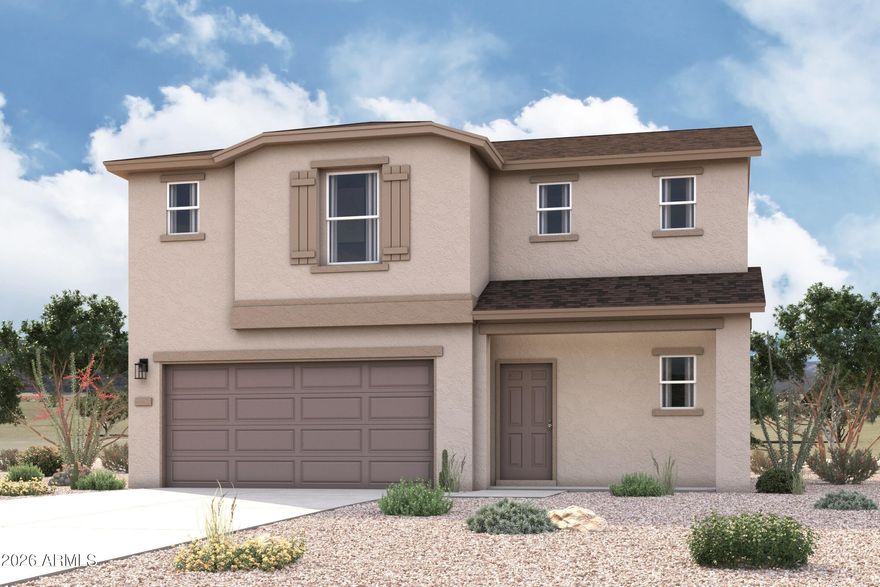 Discover new homes in Florence, AZ, at Western Crossings! Here, small-town charm meets modern design, with a thoughtfully curated lineup of single-family floor plans showcasing open-concept layouts and premium features. Homes offer spacious, stylish design with sunlit rooms and high-end finishes, making it easy to find your perfect fit.