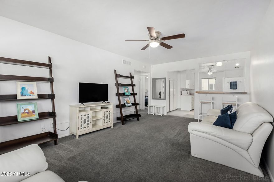 COMES TURNKEY/FULLY FURNISHED, LOW-COST CITY LIVING, ACROSS FROM ST. JOSEPH'S HOSPITAL | Clean, updated apartment-style co-op with recent renovations that make move-in simple. Updates include flooring, paint, bathrooms, water heater, and a brand new RO system. This is a strong option for buyers looking to avoid high purchase costs while still getting a comfortable, low-maintenance space in a central location. CASH ONLY co-op with no deed and a well-run board. Monthly fee covers taxes, insurance, exterior maintenance of unit, roof repair, roof replacement, blanket insurance policy, water, sewer, and garbage collection to help keep the cost of living down. Seller is also open to owner financing.