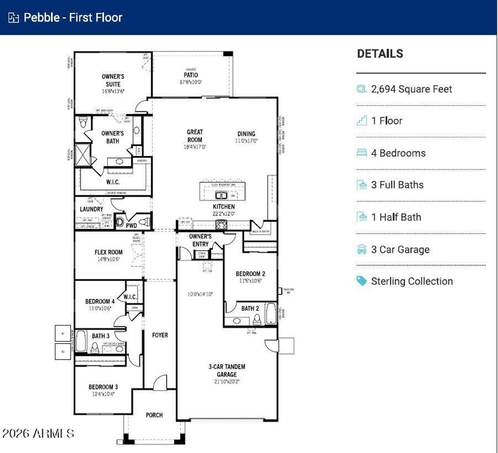 Photo of 22812 E Starflower Drive, Queen Creek, AZ 85142 (MLS # 7007387)