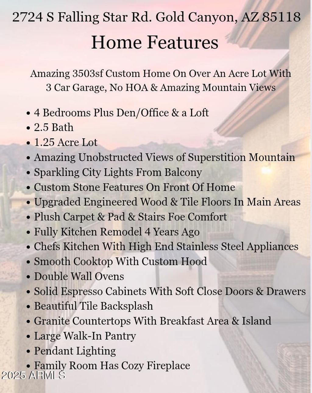 Photo of 2724 S Falling Star Road, Gold Canyon, AZ 85118 (MLS # 6928934)