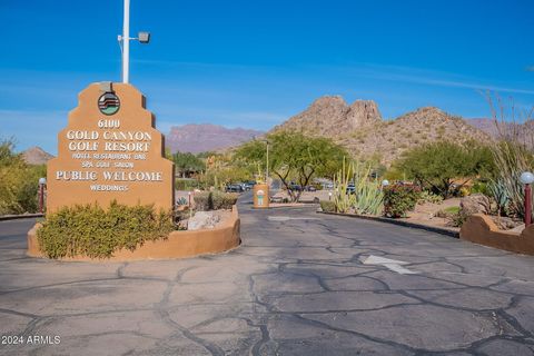 A home in Gold Canyon