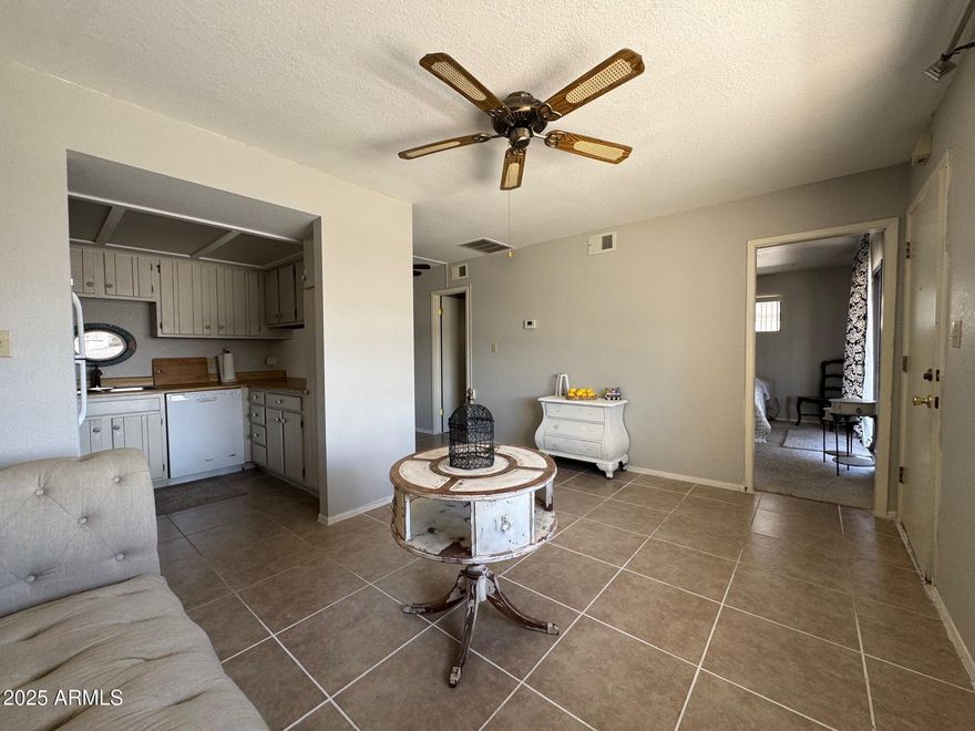 Casita Hermosa Condo in Florence, AZ

Welcome to this freshly painted condo in the heart of Casita Hermosa, nestled in the charming town of Florence, AZ. This low-maintenance home features a new hot water heater (installed in 2019) and is move-in ready for seasonal or full-time living.

Enjoy designated parking plus convenient visitor parking for your guests. As part of the community, you'll also have access to the Florence Gardens pools and a wide range of amenities—all included in the HOA fee, with no additional charge to the buyer.

Whether you're looking for a cozy retreat or a low-key full-time home, this condo delivers comfort, convenience, and great community perks at an affordable price.