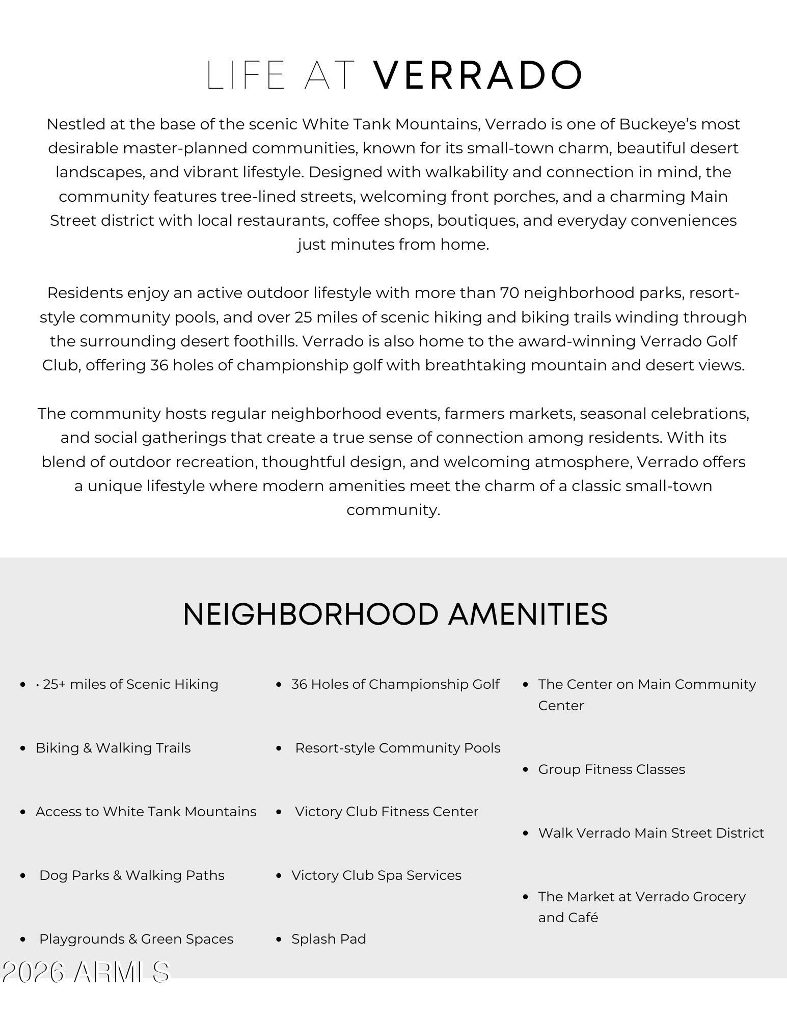 VERRADO PARCEL 4.611 - Residential