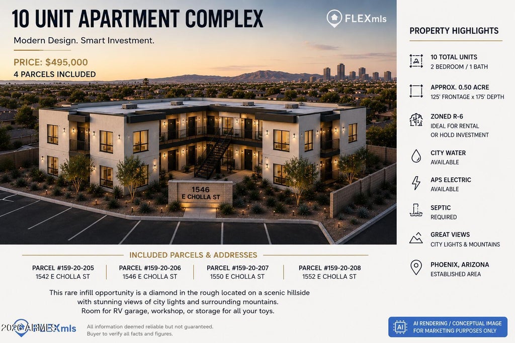 Photo of 1542 E Cholla Street #25 17, Phoenix, AZ 85020 (MLS # 7067292)