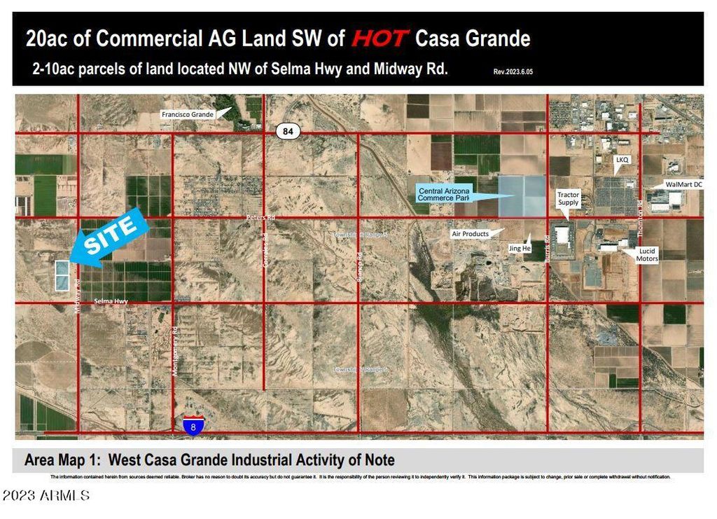 Photo of 0 S Midway Road #-, Casa Grande, AZ 85193 (MLS # 6562653)