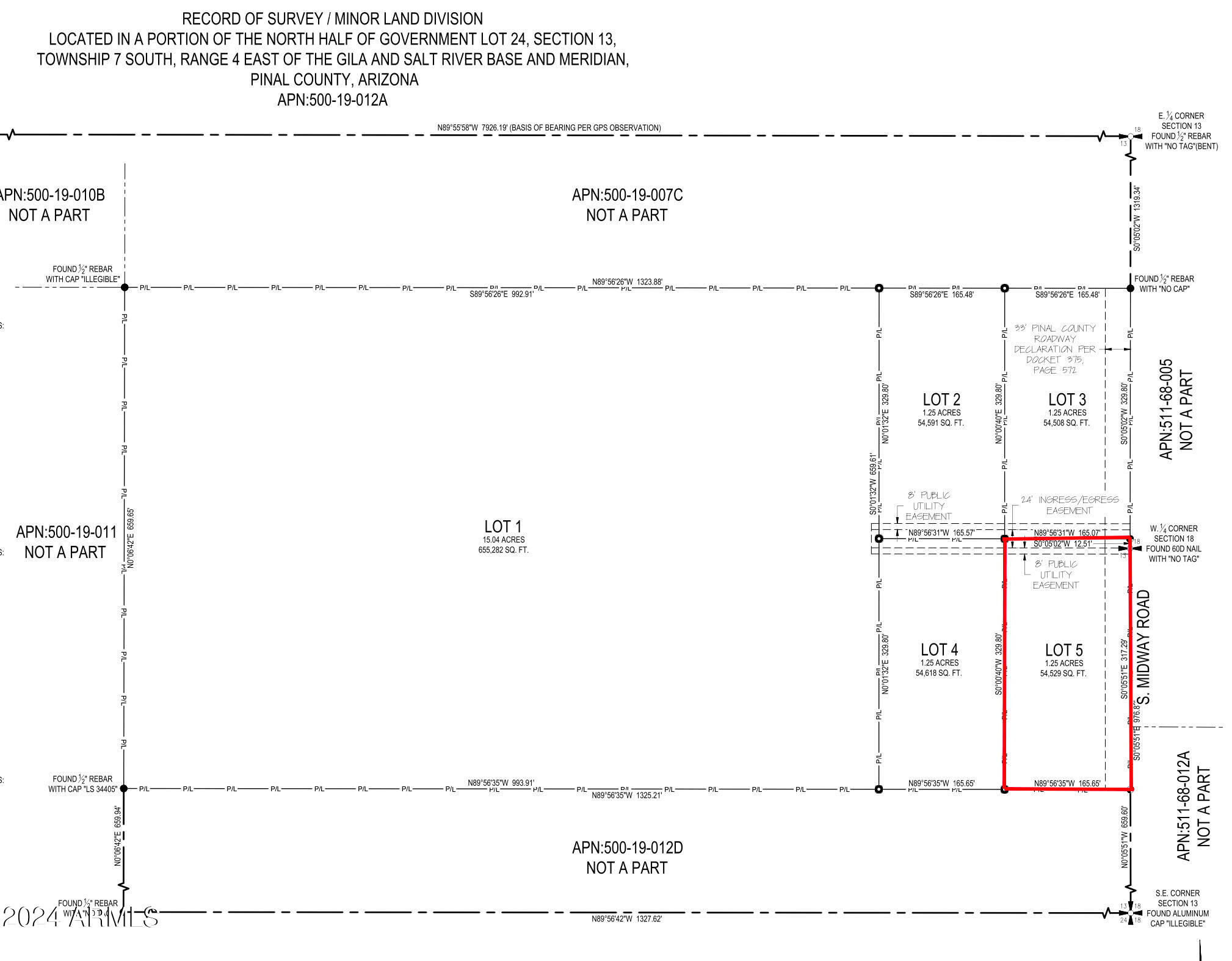 LOT 5 S MIDWAY (WEST) Road 5