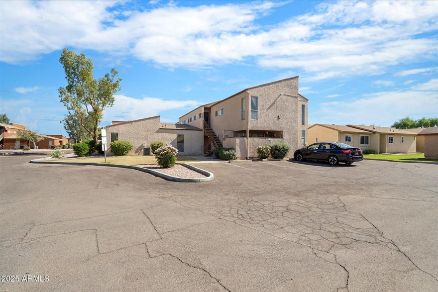 Updated Tempe Condo near ASU! This stylish 2-bedroom, 1-bath home offers a bright, open layout with an updated kitchen featuring quartz countertops, newer cabinets, and stainless-steel appliances. Enjoy a spacious living area with natural light and access to a private patio—perfect for relaxing or entertaining. Located just minutes from ASU, Tempe Marketplace, and major freeways. Ideal for investors, first-time buyers, or as a low-maintenance lock-and-leave.