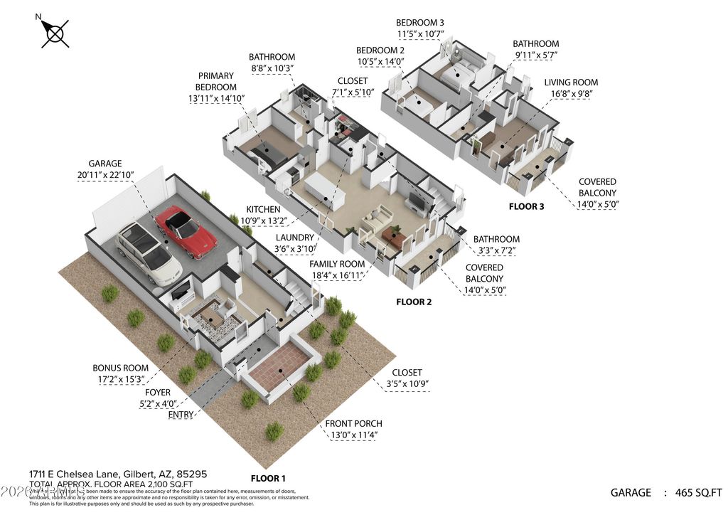 Photo of 1711 E Chelsea Lane, Gilbert, AZ 85295 (MLS # 6984254)