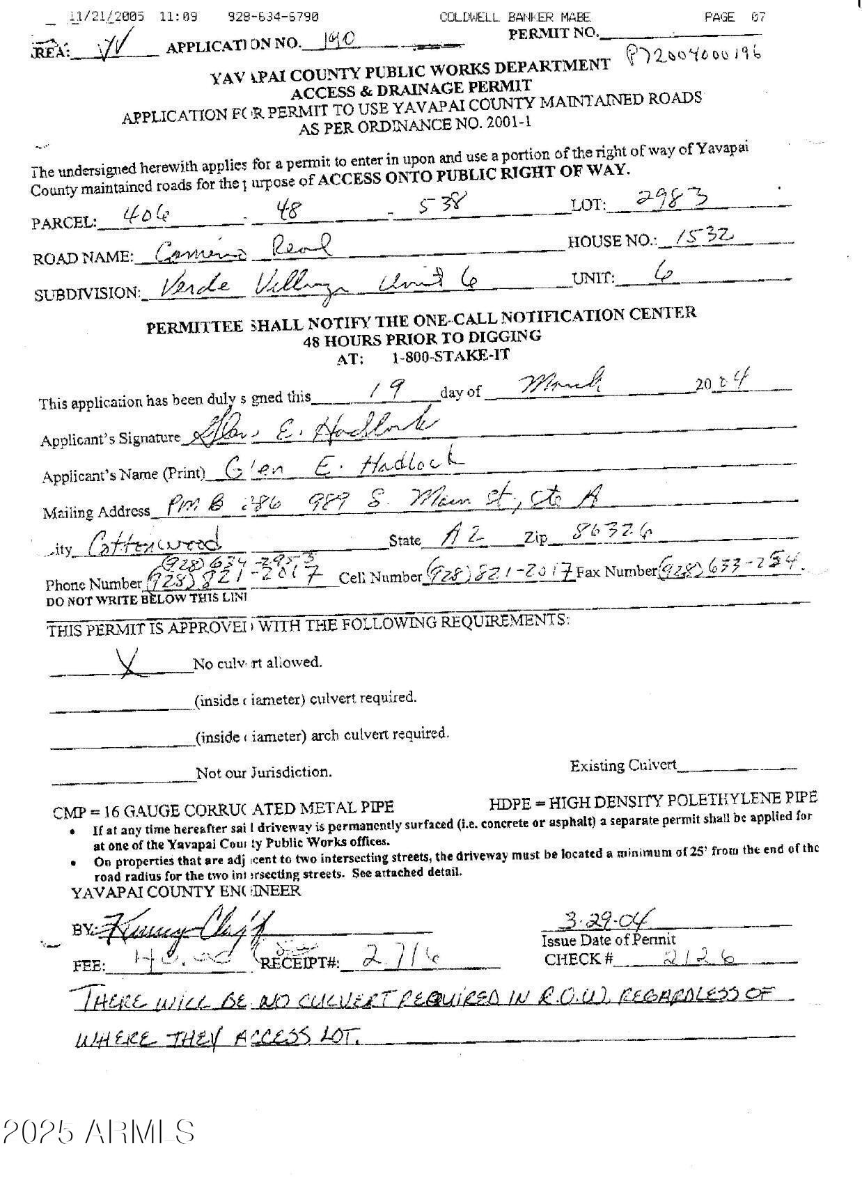 Cottonwood, Arizona 86326, United States, ,Land,Active,186109