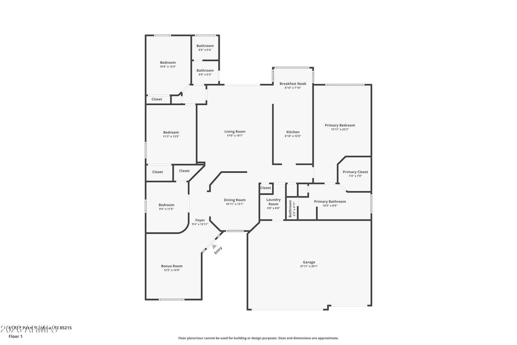 Photo of 6135 E Palm Street, Mesa, AZ 85215 (MLS # 6970764)