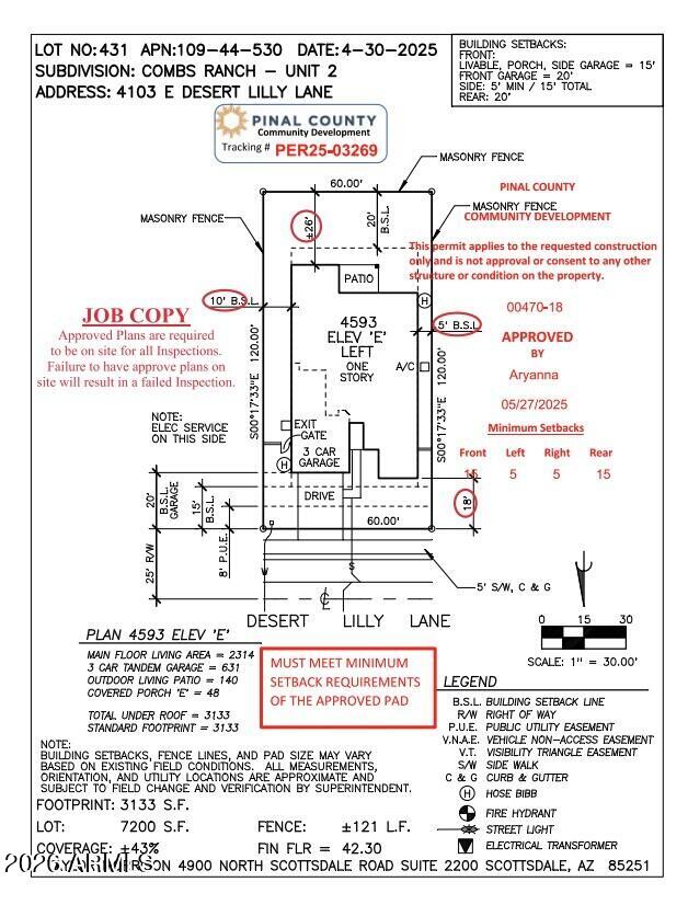 4103 E DESERT LILLY Lane