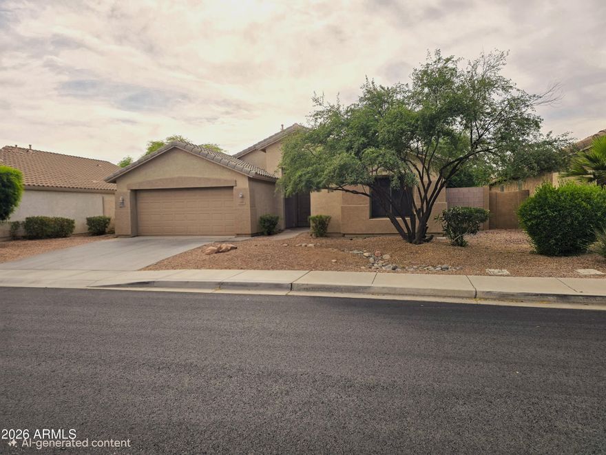 BEAUTIFUL COOPER COMMONS HOME! Open-concept great room design with vaulted ceilings and a split floor plan featuring 3 bedrooms, 2 bathrooms, and a two-car garage. Enjoy a large, private block-fenced yard with room for a pool or your ideal outdoor retreat. Opportunity priced with AC replacement in mind.